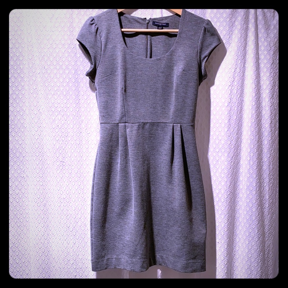Banana Republic Gray Stretchy Dress